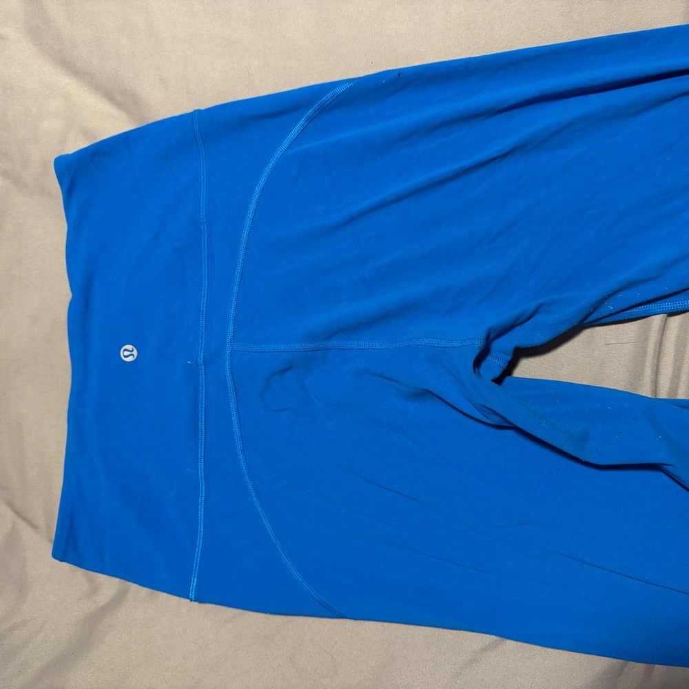 Blue Lululemon Wide Leg Pants
